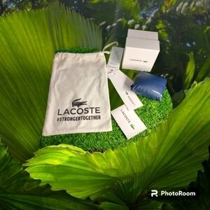 Lacoste Drawstring Bag with Original Box